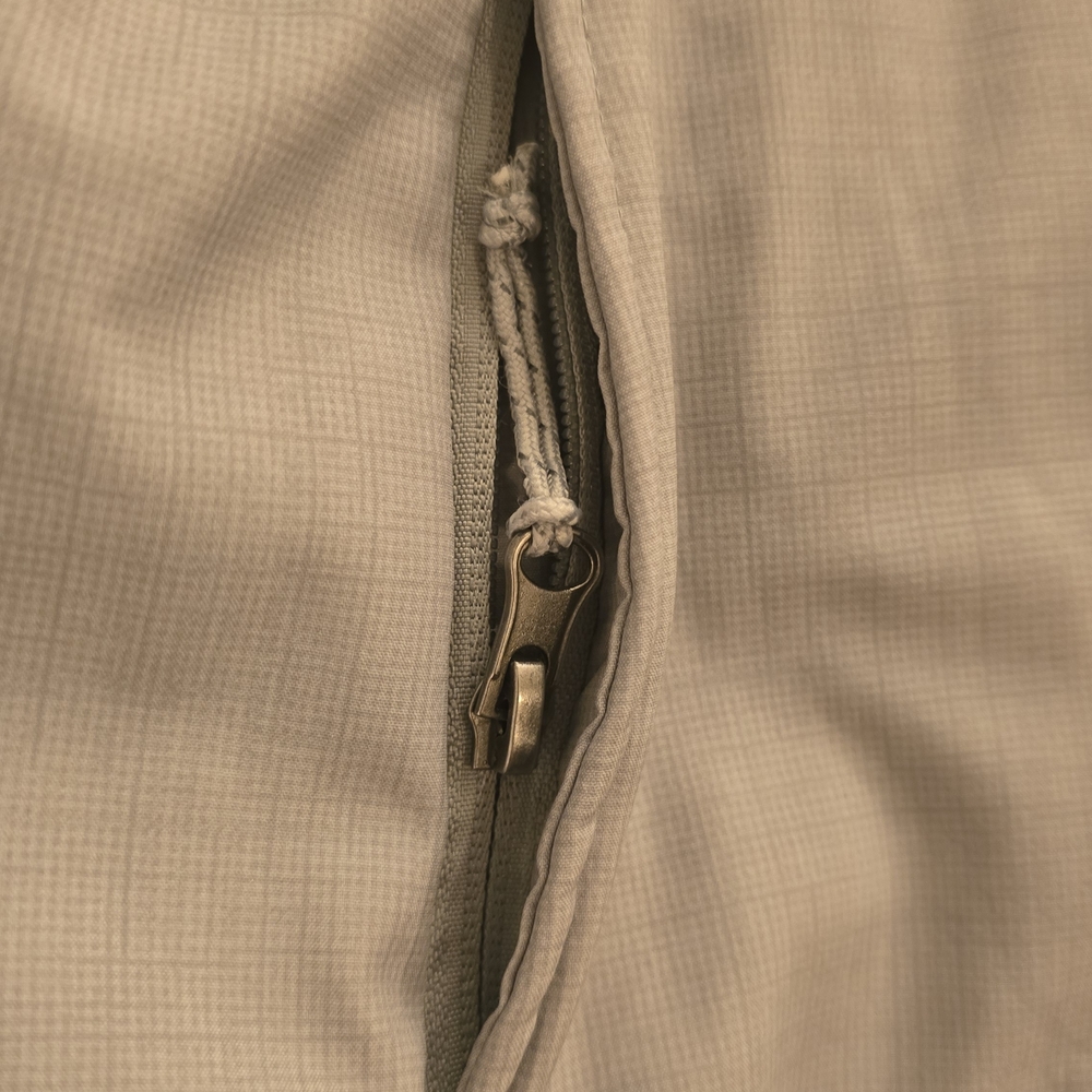 Gray Hooded Wind/water Jacket With Fleece Lining Size MED - Picture 3 of 6